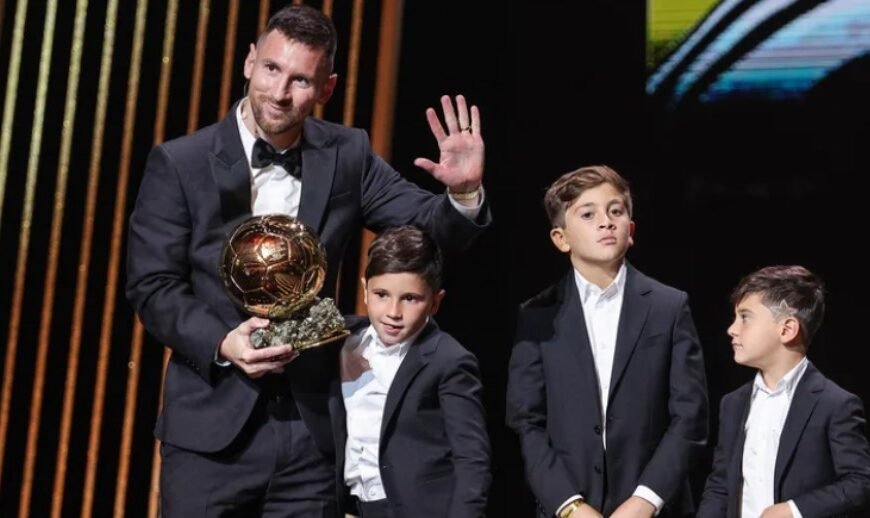 Lionel Messi ganó su octavo Balón de Oro y sigue haciendo historia en el fútbol mundial