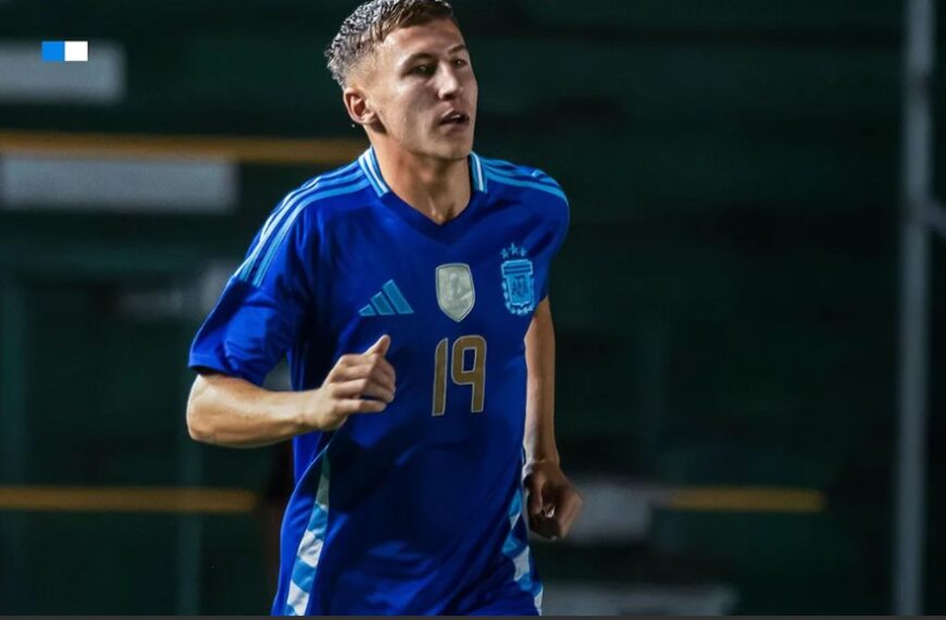 -VIDEO- Santino Andino marcó un golazo en el triunfo de la Selección argentina Sub 20 sobre Bolivia